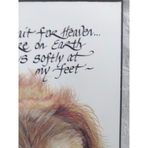 Dog Art Print 11" by 14"  With Message By Artist Lori Voskuil Dutter - Picture 11 of 12